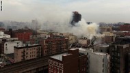 Explosion Causes Two Buildings To Collapse In Manhattan's East Harlem Neighborhood