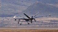 U.S. Air And Marine Predator Drones Launch For Missions Overlooking U.S.-Mexico Border