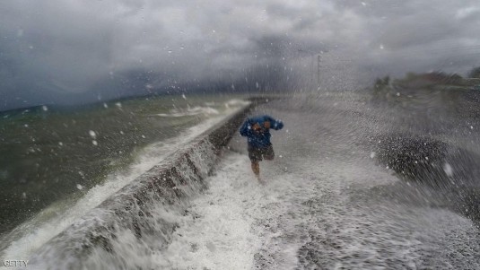 TOPSHOT-PHILIPPINES-WEATHER-TYPHOON