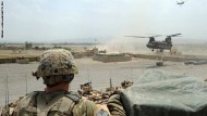 A US soldier from Viper Company (Bravo),