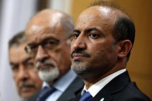 The president of the Syrian National Coalition, Ahmad Jarba (Ahm