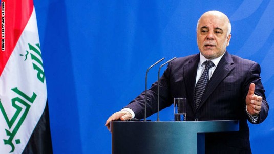 Iraqi Prime Minister Al-Abadi Meets With Merkel In Berlin