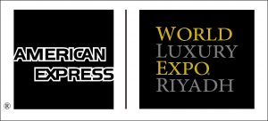 Logo with American Express & World Luxury Expo - Riyadh