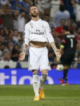 اصابة في العضلات ربما تنهي موسم راموس مع ريال مدريد