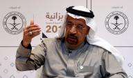 وزير الطاقة السعودي خالد الفالح يتحدث في مؤتمر صحفي في الرياض يوم 22 ديسمبر كانون الأول 2016. تصوير: فيصل الناصر - رويترز