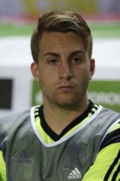 Spain's Deulofeu is seen before their international friendly soccer match against Bolivia in Seville