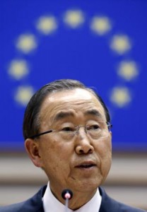 بان جي مون: حكم الجنائية الدولية بحق البشير يجب أن ينفذ