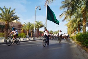 انطلاق الدراجين في مارثون السعودية للكهرباء لدعم مضطربي التوحد