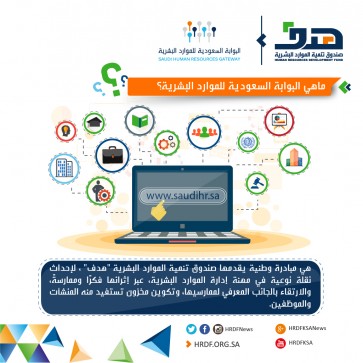 انفوجرافيك البوابة السعودية للموارد البشرية