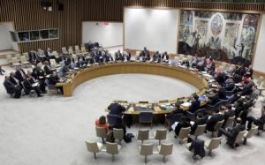 إجتماع لمجلس الأمن التابع للأمم المتحدة في نيويورك. صورة من أرشيف رويترز.