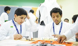 طلاب سعوديون موهوبون