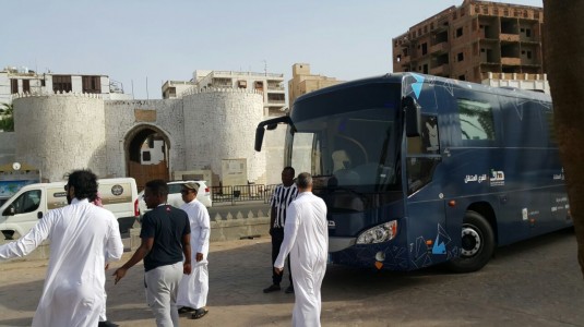 فرع هدف المتنقل في جدة التاريخية لدعم تأهيل وتوظيف القوى البشرية الوطنية بقطاع الاتصالات