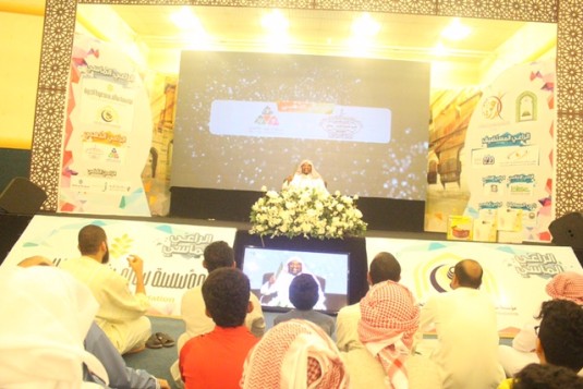 مشاركة الشيخ الجبيلان بملتقى المدينة الشبابية -1